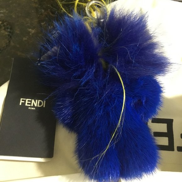 Fendi Monster Fur  bag charm new $1200 - Picture 2 of 2